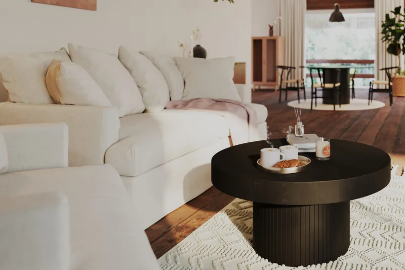 Kopparbo Sofabord - Svart Tre - Møbler - Bord - Sofabord