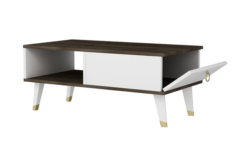 Koruco Sofabord 90x42,4x90 cm - Brun - Møbler - Bord - Sofabord