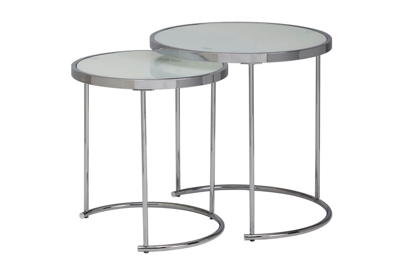 Krecker Settbord 50 cm - Hvit - Møbler - Bord - Sofabord