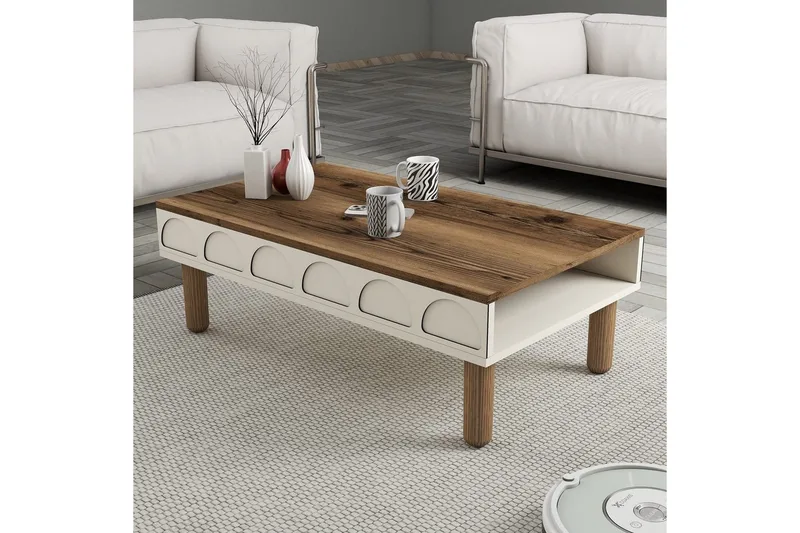 Sofabord Krem - Krem - Møbler - Bord - Sofabord