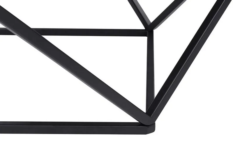 Kubsch Kaffebord Marmormønster - Svart - Møbler - Bord - Sofabord