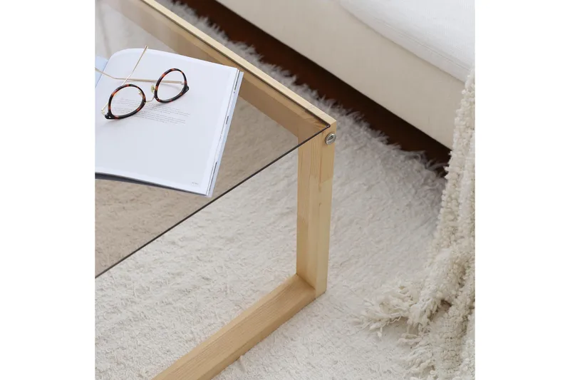 Kuselov Sofabord 85 cm - Lys natur - Møbler - Bord - Sofabord