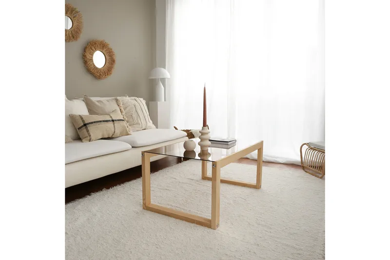 Kuselov Sofabord 85 cm - Lys natur - Møbler - Bord - Sofabord