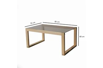 Kuselov Sofabord 85 cm - Lys natur - Møbler - Bord - Sofabord