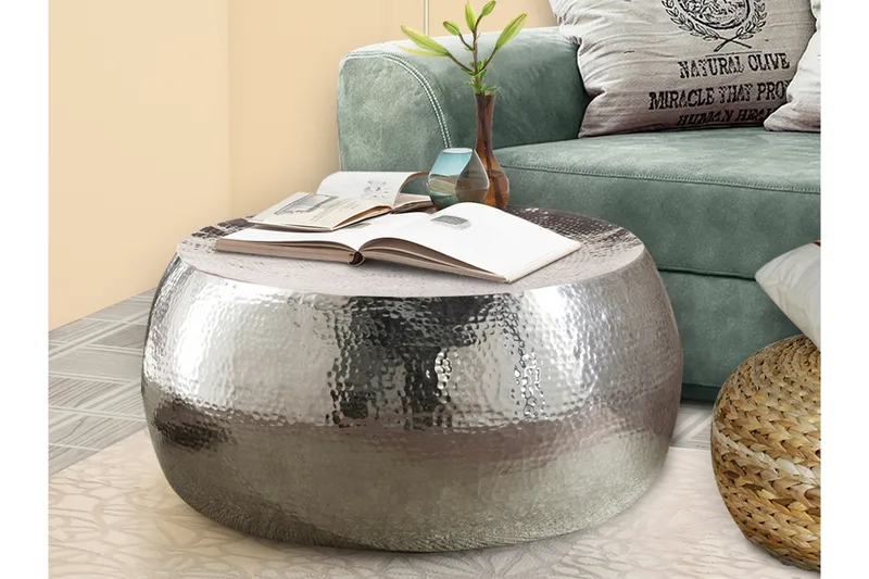 Latisha Sofabord 83 cm - Sølv - Møbler - Bord - Sofabord