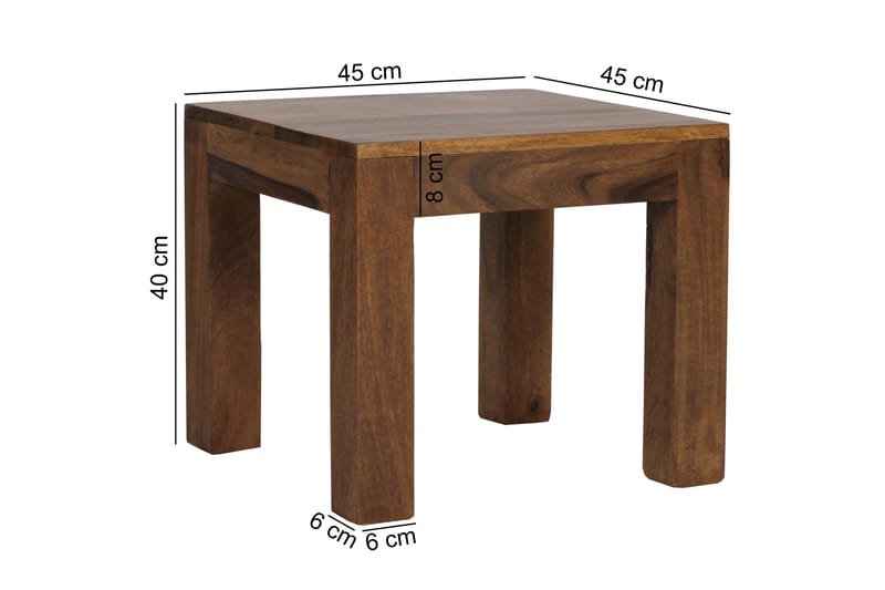 Latrone Sofabord 45 cm - Massivt Tre - Møbler - Bord - Sofabord