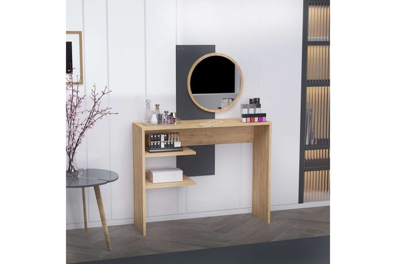 Laxman Sminkebord 96 cm - Blå/Antrasitt - Møbler - Bord - Sminkebord & toalettbord