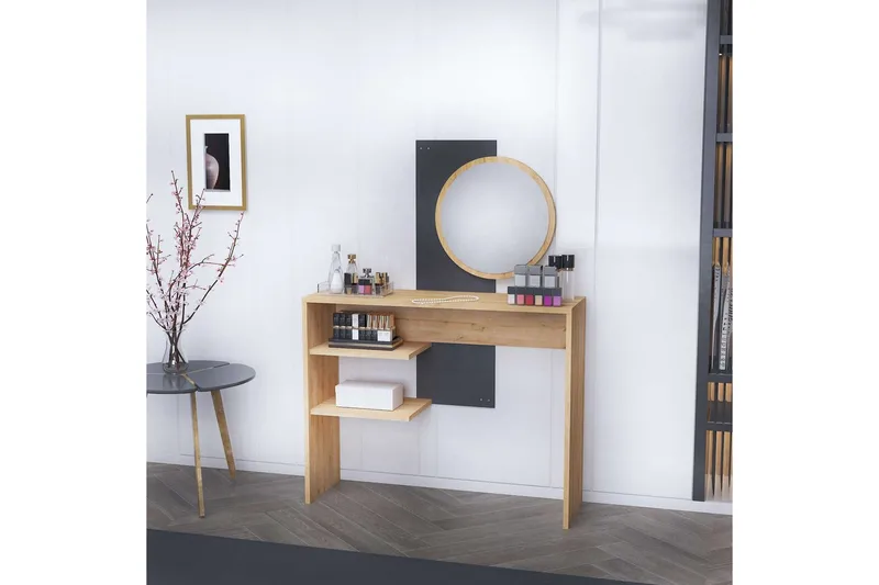 Laxman Sminkebord 96 cm - Blå/Antrasitt - Møbler - Bord - Sofabord - Kistebord