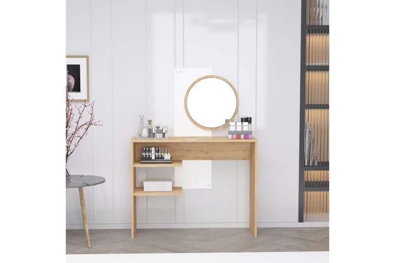 Laxman Sminkebord 96 cm - Blå/Hvit - Møbler - Bord - Sminkebord & toalettbord