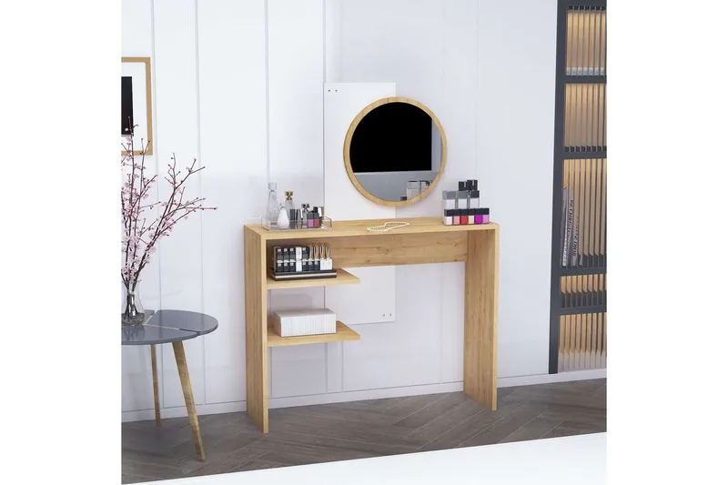 Laxman Sminkebord 96 cm - Blå/Hvit - Møbler - Bord - Sminkebord & toalettbord