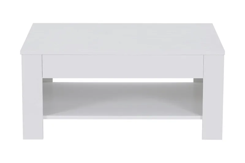Legionary Høybart Sofabord 100 cm, Rektangulær/Hvit