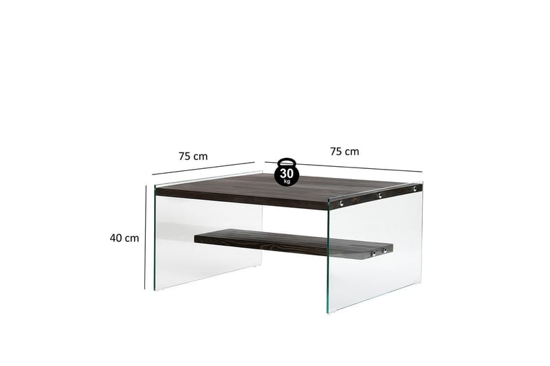 Lepinas Sofabord 75 cm - Antrasitt - Møbler - Bord - Sofabord