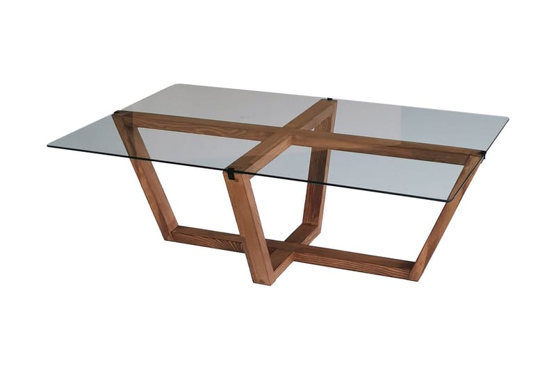 Liepene Sofabord 105x35x105 cm - Brun - Møbler - Bord - Sofabord