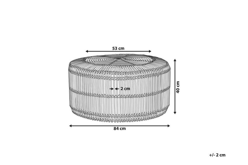 Limni Sofabord 84 cm - Rotting/Lyst Tre - Møbler - Bord - Sofabord