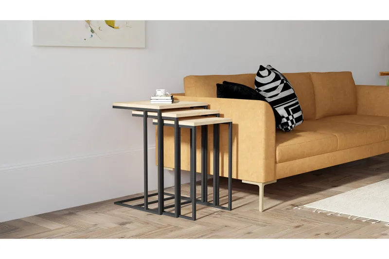 Lofita Settbord 40x61,8x40 cm - Blå - Møbler - Bord - Sofabord