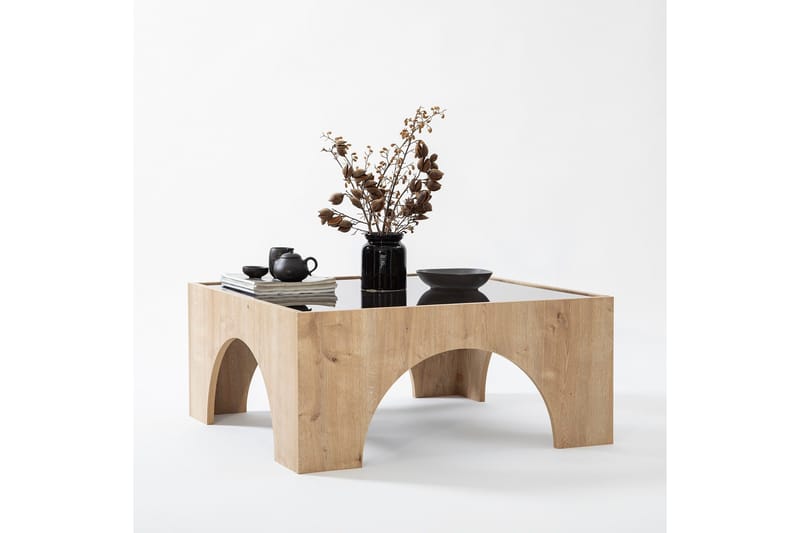 Lowan Sofabord 80 cm - Brun - Møbler - Bord - Sofabord