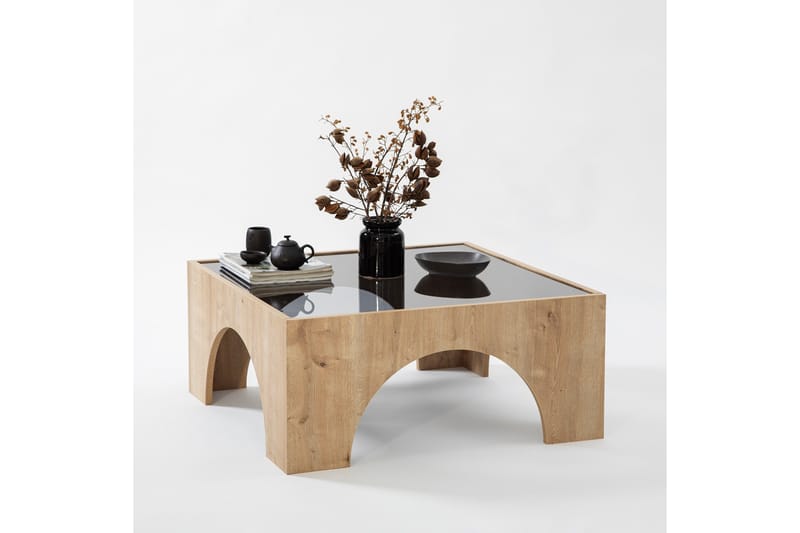 Lowan Sofabord 80 cm - Brun - Møbler - Bord - Sofabord