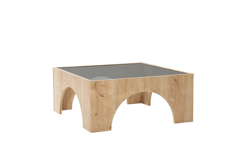 Lowan Sofabord 80 cm - Brun - Møbler - Bord - Sofabord