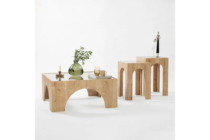 Lowan Sofabord 80 cm - Eik - Møbler - Bord - Sofabord