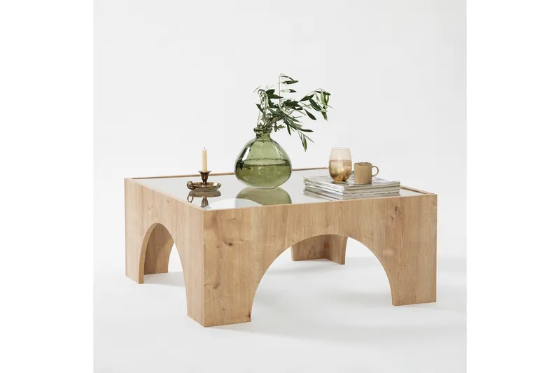 Lowan Sofabord 80 cm - Eik - Møbler - Bord - Sofabord