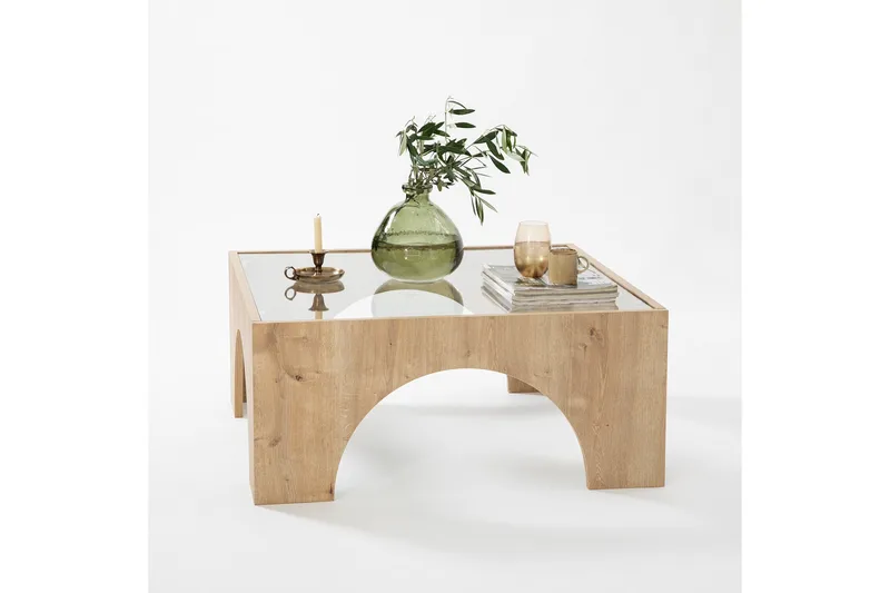 Lowan Sofabord 80 cm - Eik - Møbler - Bord - Sofabord