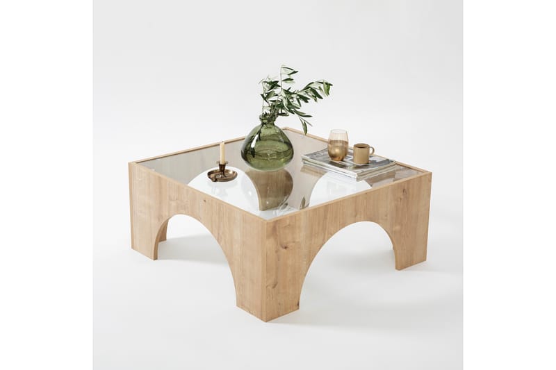 Lowan Sofabord 80 cm - Eik - Møbler - Bord - Sofabord