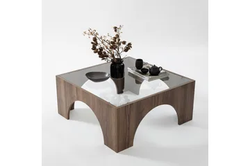 Lowan Sofabord 80 cm - Mørkebrun - Møbler - Bord - Sofabord