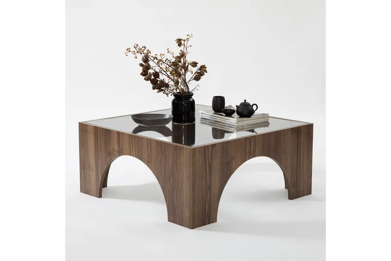 Lowan Sofabord 80 cm - Mørkebrun - Møbler - Bord - Sofabord