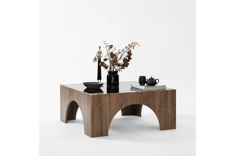 Lowan Sofabord 80 cm - Valnøtt - Møbler - Bord - Sofabord