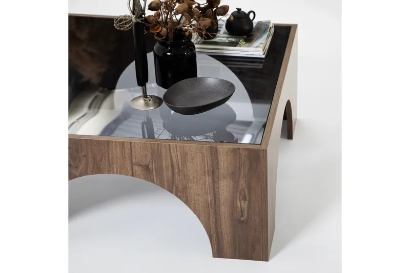 Lowan Sofabord 80 cm - Valnøtt - Møbler - Bord - Sofabord