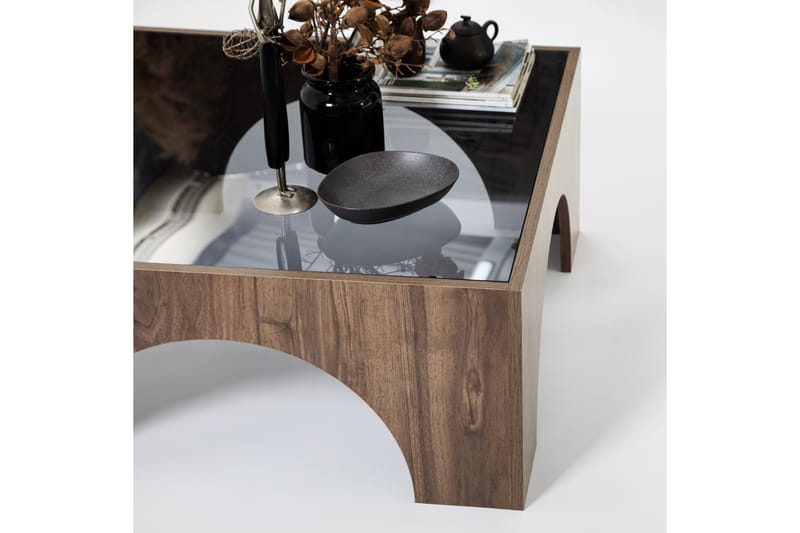 Lowan Sofabord 80 cm - Valnøtt - Møbler - Bord - Sofabord
