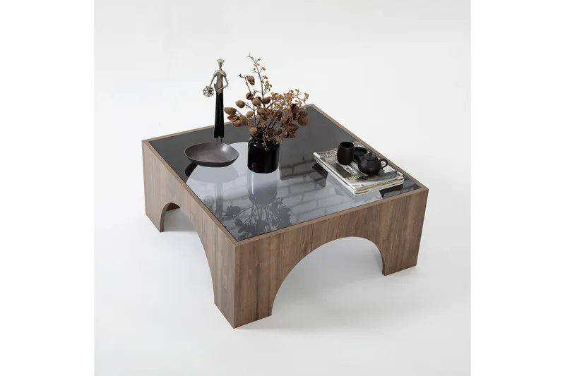 Lowan Sofabord 80 cm - Valnøtt - Møbler - Bord - Sofabord