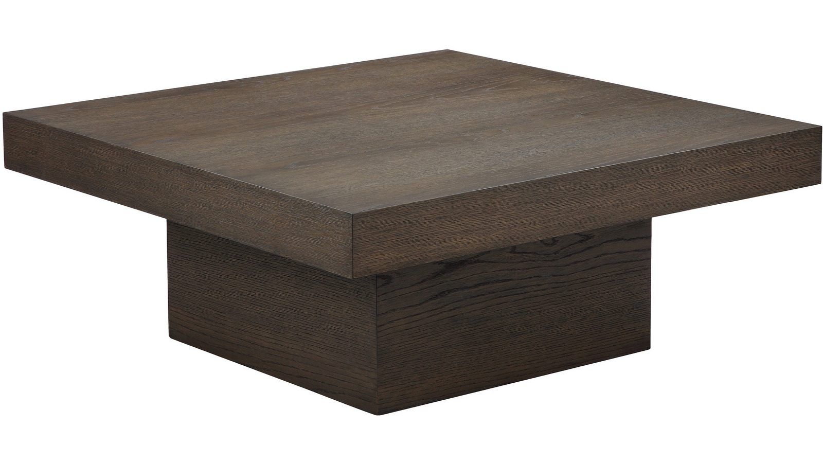 Sofabord Lunvik 100x100 cm - Brunlakkert