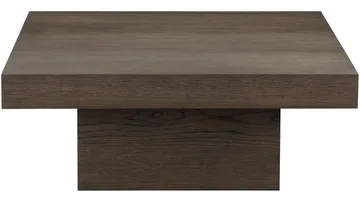 Sofabord Lunvik 100x100 cm - Brunlakkert - Møbler - Bord - Sofabord