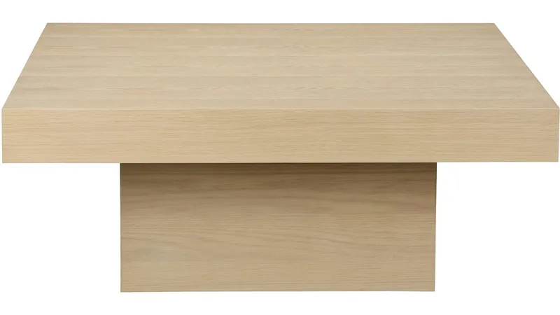Sofabord Lunvik 100x100 cm - Hvitpigmentert - Møbler - Bord - Sofabord