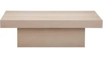 Sofabord Lunvik 130x70 cm - Hvitpigmentert - Møbler - Bord - Sofabord