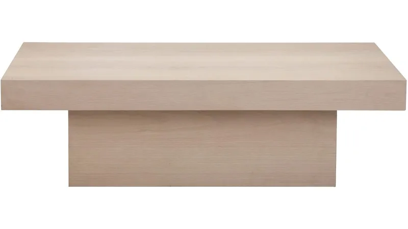 Sofabord Lunvik 130x70 cm - Hvitpigmentert - Møbler - Bord - Sofabord