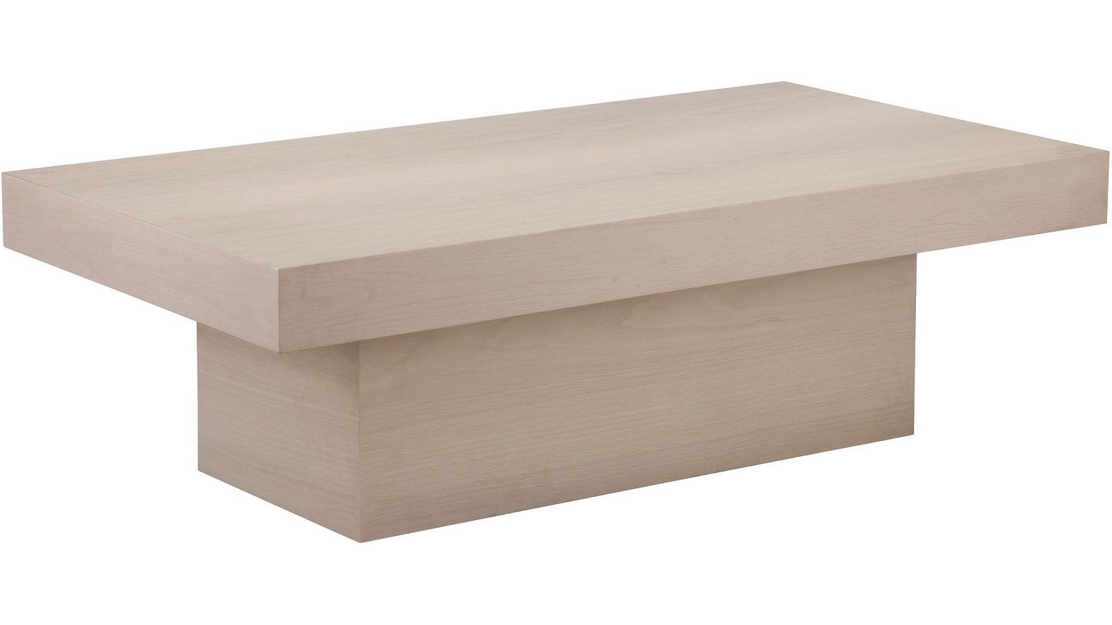 Sofabord Lunvik 130x70 cm - Hvitpigmentert