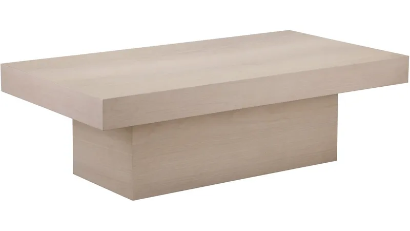 Sofabord Lunvik 130x70 cm, Hvitpigmentert