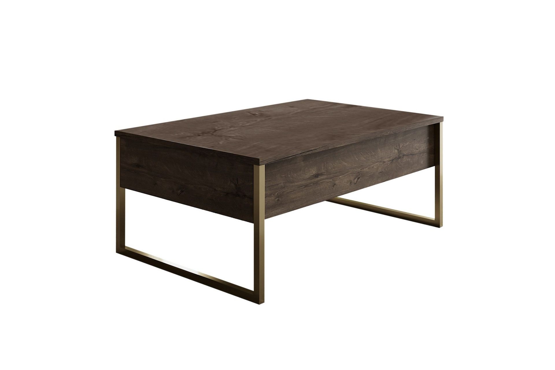 Luxe Soffbord 90x40 cm Brun/Gull - Hanah Home