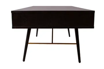 Luxem Sofabord 115 cm med Oppbevaringsskuff + Hylle - Svart/Kobber - Møbler - Bord - Sofabord