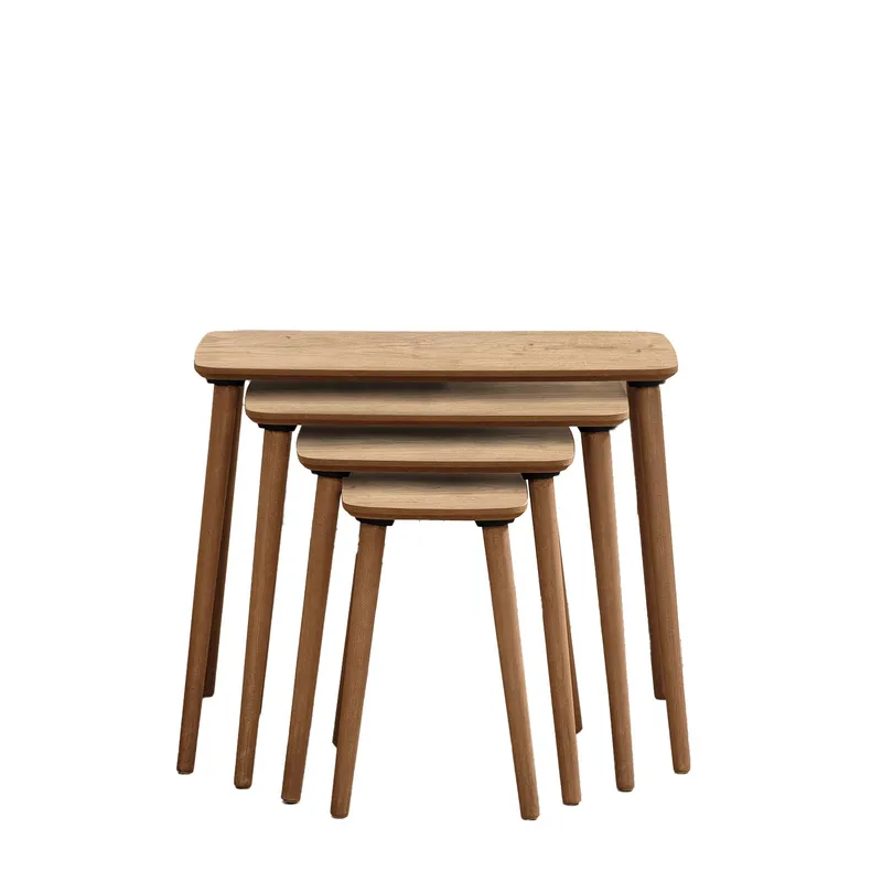 Lyvenn settbord 70 cm - Eik - Møbler - Bord - Sofabord - Kistebord