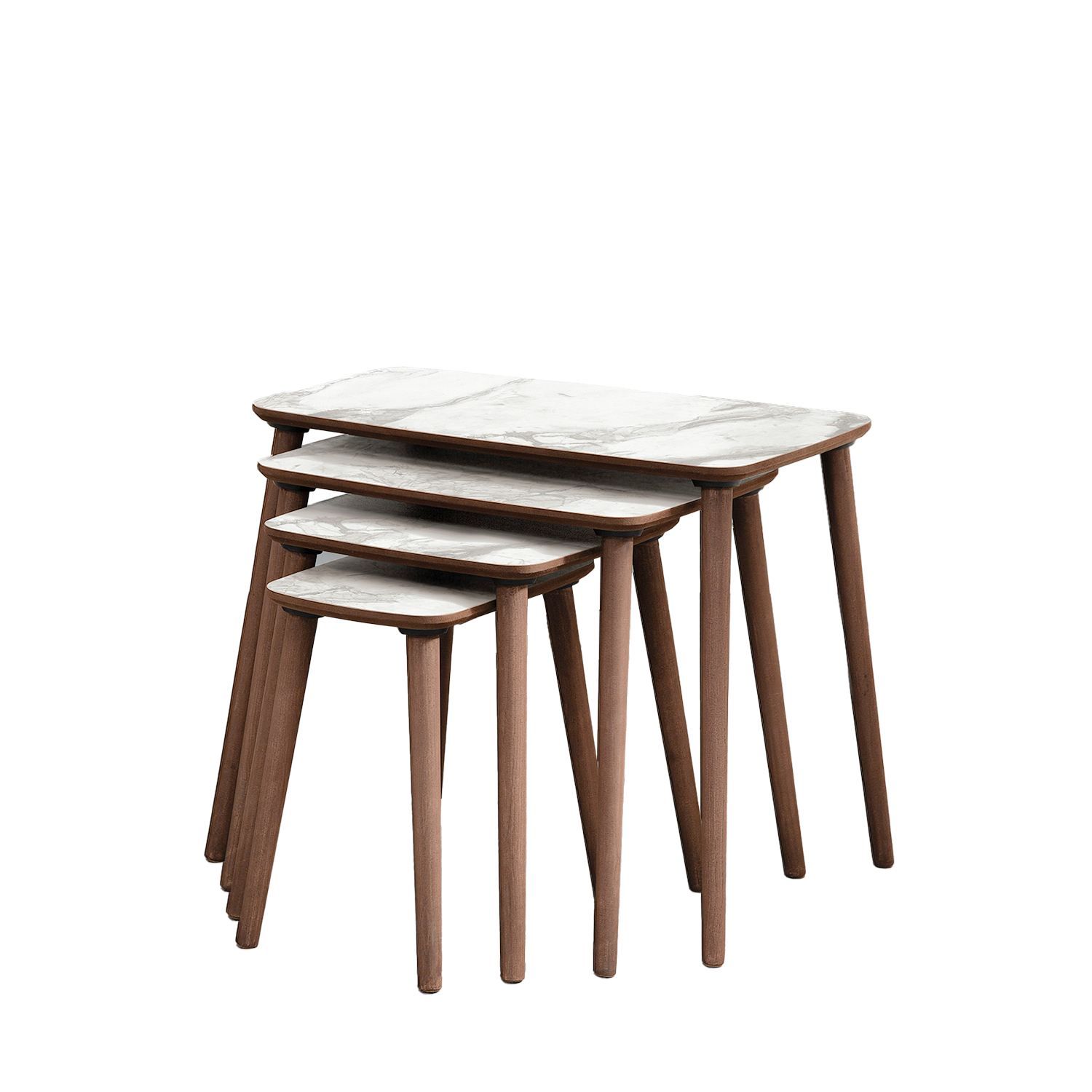 Lyvenn settbord 70 cm - Hvit
