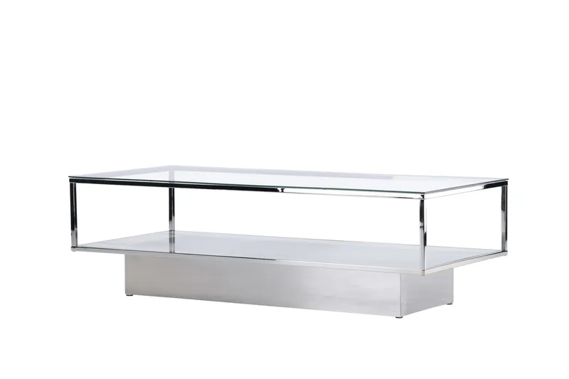 Maglehem Sofabord 130x60 cm - Transparent - Møbler - Bord - Sofabord