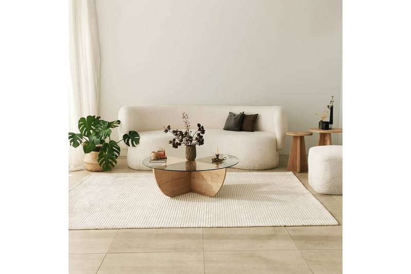 Makhan Sofabord 90 cm - Eik - Møbler - Bord - Sofabord