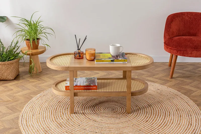 Makwana Sofabord 91 cm - Naturell - Møbler - Bord - Sofabord