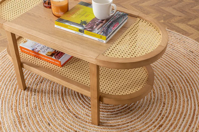 Makwana Sofabord 91 cm - Naturell - Møbler - Bord - Sofabord