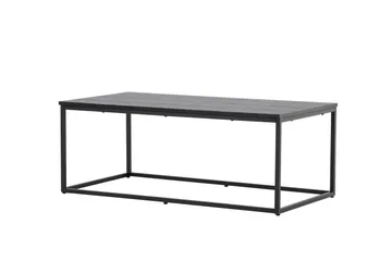 Mallan Rektangulært Sofabord 120x60 cm i Malt Tre - Svart - Møbler - Bord - Sofabord