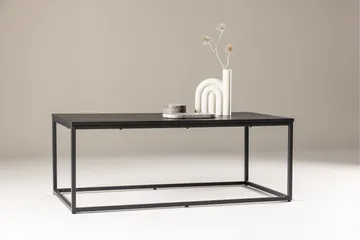 Mallan Rektangulært Sofabord 120x60 cm i Malt Tre - Svart - Møbler - Bord - Sofabord