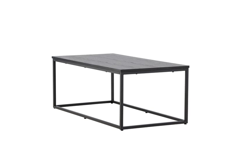 Mallan Rektangulært Sofabord 120x60 cm i Malt Tre - Svart - Møbler - Bord - Sofabord